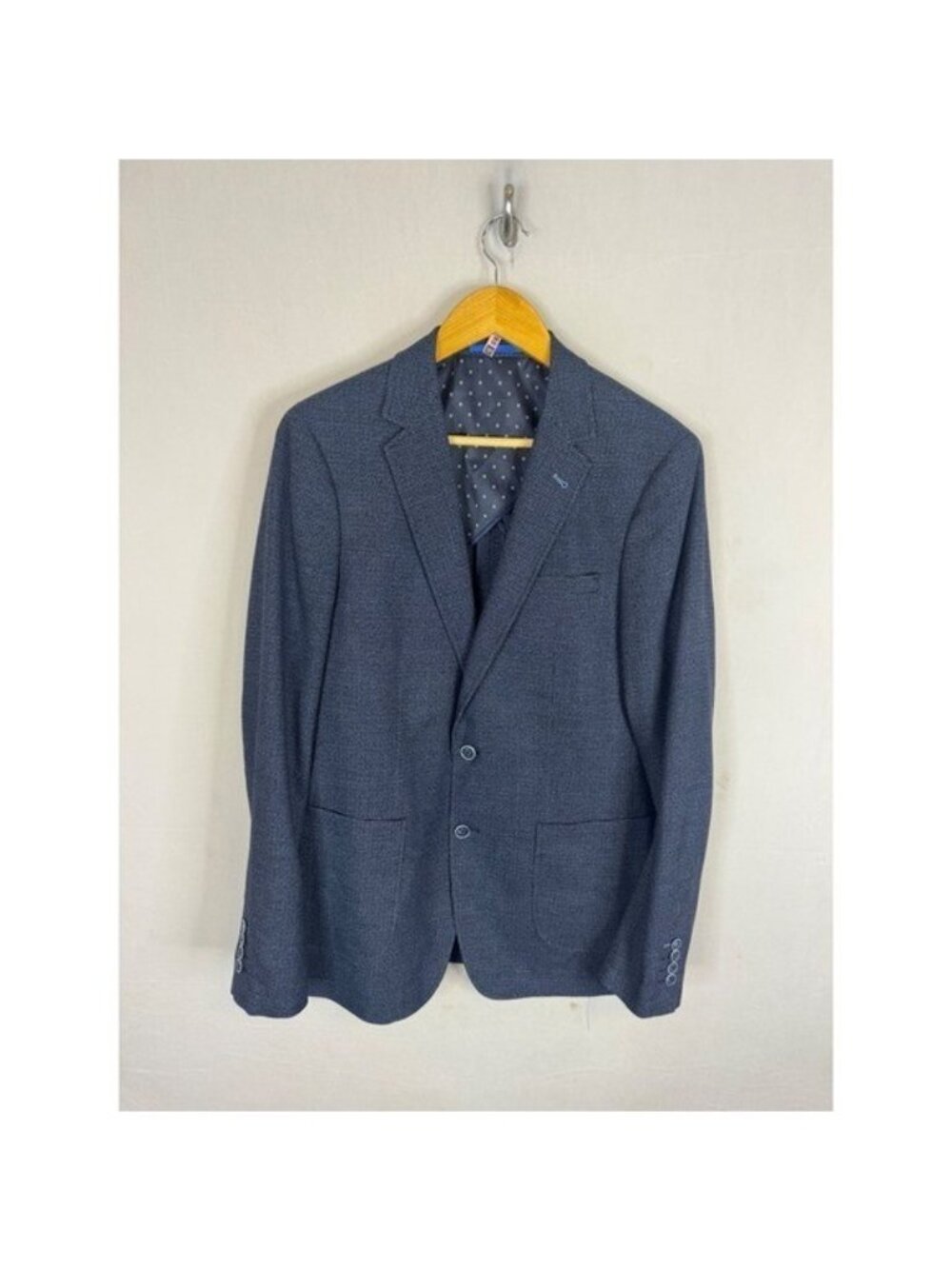 Sondergaard Copenhagen Mens Blue Slim Fit Blazer Sport Coat 40L SSJF851
